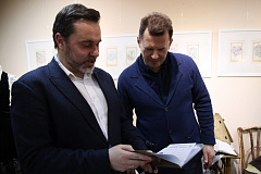 Депутат Роман Романенко посетил музей писателя-фантаста Евгения Войскунского в Южном Бутово