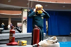 На арене Большого Московского государственного цирка, расположенного на проспекте Вернадского, состоялось важное занятие, посвященное вопросам обеспечения пожарной безопасности