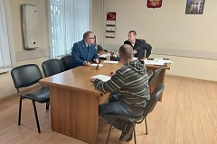 Заместитель Зюзинского межрайонного прокурора г. Москвы Романов Г.И. провел личный прием граждан в ОМВД России по району Зюзино
