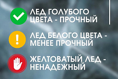 Простые правила, которые помогут вам и вашим близким избежать чрезвычайных ситуаций на льду